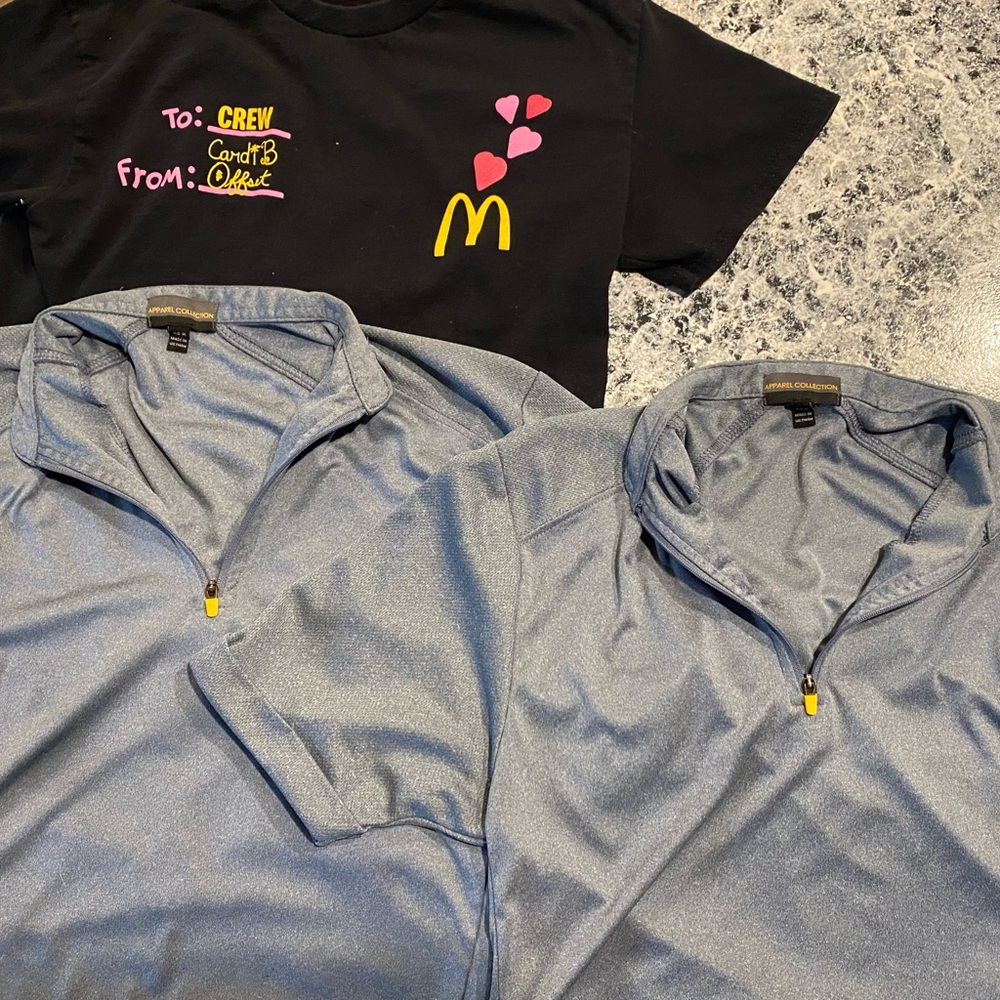 McDonald’s Uniform Shirts and Hat